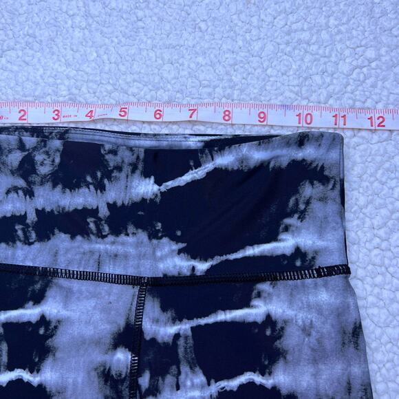 Nicole Miller Black White Tie Dye Set Crop Top Leggings Small - Picture 7 of 15